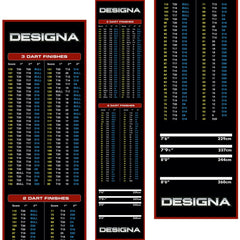 Designa Mata dywanowa Checkout dywanowa mata do darta w 2 rozmiarach i 3 kolorach