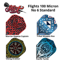 Shot Dart Flights - Warrior Kapene Captain - FutureDart