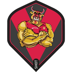 Shot Michael Smith Flights - Bully Boy - Red - FutureDart