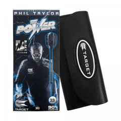 Target Phil Taylor Power Black Titanium Steeldarts 23g - FutureDart