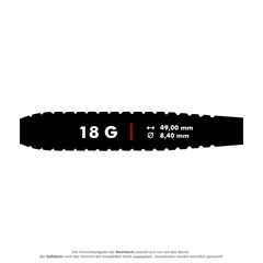 Target Phil Taylor Power Bolt Softdarts - 18g - FutureDart