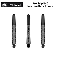 Target Pro Grip Ink Shafts - Black - Intermediate 41 mm - FutureDart