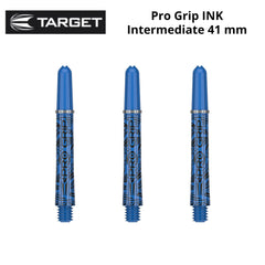 Target Pro Grip Ink Shafts - Blue - Intermediate 41 mm - FutureDart