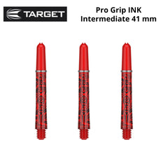 Target Pro Grip Ink Shafts - Red - Intermediate 41 mm - FutureDart