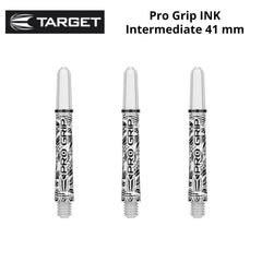 Target Pro Grip Ink Shafts - White - Intermediate 41 mm - FutureDart