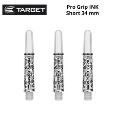Target Pro Grip Ink Shafts - White - Short 34 mm - FutureDart
