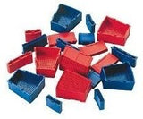 Triple Segmente für original Löwendart Dartscheibe 10er Pack (5x Rot und 5x Blau)