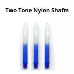 Two Tone Nylon Shafts - Medium 48mm - Blue - FutureDart