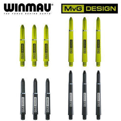 Winmau MVG Michael van Gerwen Shafts short/medium - Short 35mm - Black - FutureDart