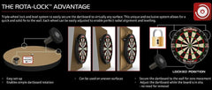 Winmau Rota Lock Fixing Kit - Dartboardhalterung und Nivelierung - FutureDart