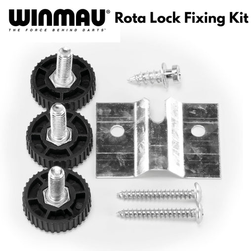 Winmau Rota Lock Fixing Kit - Dartboardhalterung und Nivelierung - FutureDart