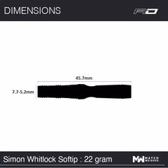 Winmau Simon Whitlock Onyx Au Special Edition Softdarts 20g - FutureDart
