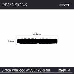 Winmau Simon Whitlock World Cup Special Edition Steeldarts 22g, 23g, 24g - 22g - FutureDart