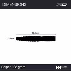 Winmau Sniper Steeldarts 21g, 22g, 23g - 23g - FutureDart