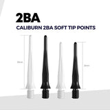Caliburn  Dartspitzen 2BA Soft Tip Points - 50 Stück