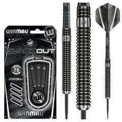 Winmau Blackout V1 steel darts 22g, 24g, 26g, 28g 