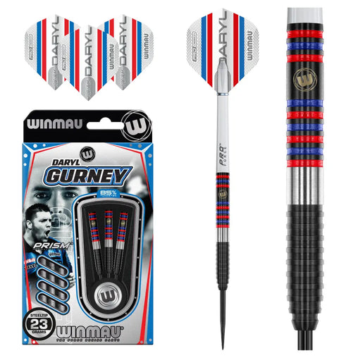 Winmau Daryl Gurney 85% steel darts 23g, 25g
