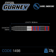 Winmau Daryl Gurney 85% Steeldarts 23g, 25g