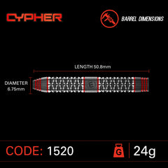 Winmau Cypher Steeldarts 22g, 24g, 26g