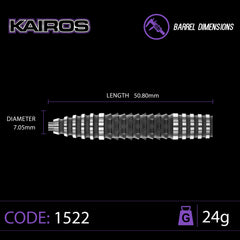 Winmau Kairos Steeldarts 24g, 26g