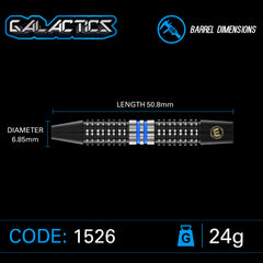 Winmau Galactics Steeldarts 24g, 26g