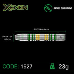 Winmau Xenon Steeldarts 23g, 24g, 25g