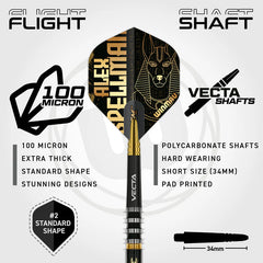Winmau Alex Spellman Signature Series Steeldarts 22g, 24g