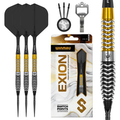 Winmau Exion Switch Point Darts - Torpedo Steeldarts 22g, 23g, 24g