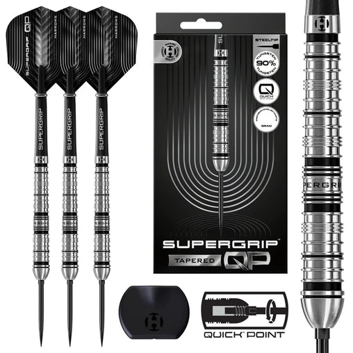 Harrows Supergrip QP Tapered Quick Point Steeldarts 22g, 23g, 24g, 26g, 28g, 30g