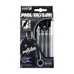 Target Phil Taylor Power 8zero Black Titanium Soft Darts - 19g