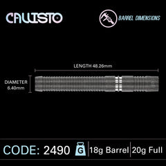 Winmau Callisto 1 Softdarts 20g