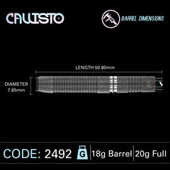 Winmau Callisto 3 Softdarts 20g