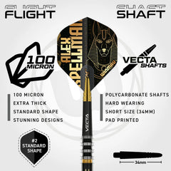 Winmau Alex Spellman Signature Series Softdarts 20g
