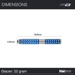 Red Dragon Gerwyn Price Glacier Steeldarts 22g, 24g, 26g
