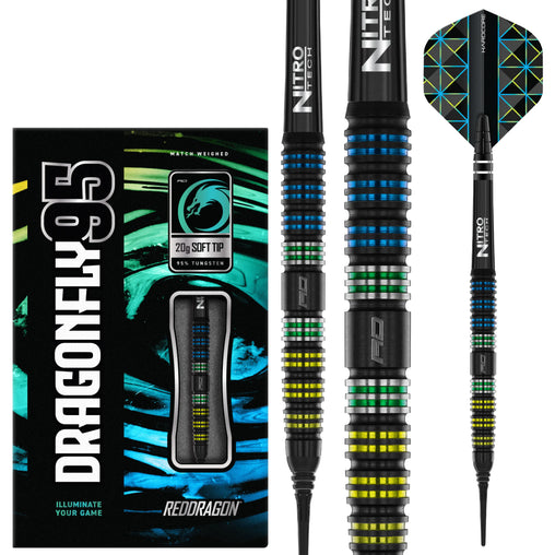 Red Dragon Dragonfly 95 Black - Tapered Softdarts 20g