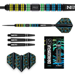 Red Dragon Dragonfly 95 Black - Parallel Steeldarts 22g, 24g, 26g