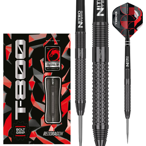 Red Dragon T-800 Steeldarts 22g, 24g, 26g