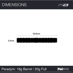 Red Dragon Paradym Parallel Softdarts 20g