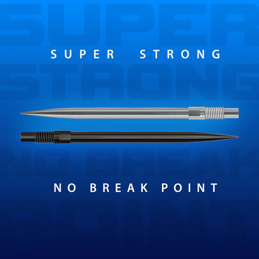 Harrows Quick Point Dartspitzen  Silber - Schwarz