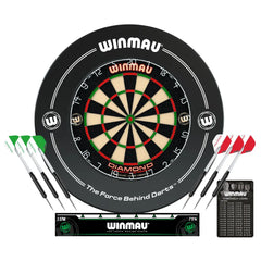 Winmau Professional Diamond Dartboard Surround Set