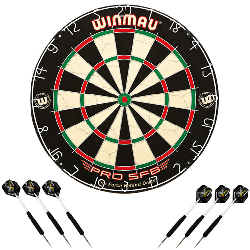 Winmau Pro SFB Steeldartboard inklusive 2 Satz Winmau Steeldarts