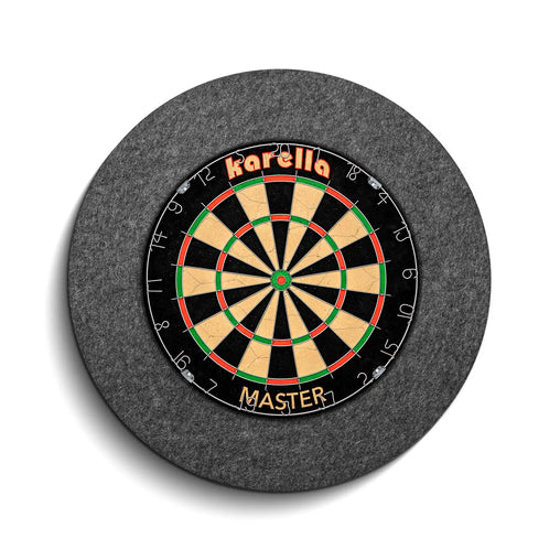 Karella Schallschutz für Steeldartboards mit integriertem Surround/Auffangring