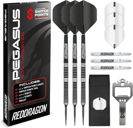 Red Dragon Pegasus Switch Point Steeldarts 22g, 23g, 24g