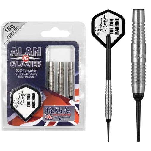 McKicks Alan Glazier Shark Machine Soft Darts 16g, 18g, 20g 