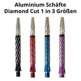 Dart aluminum shaft Super Spin Diamond Cut 1