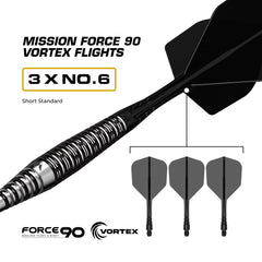 Mission Cameron Carolissen R2.5 Steeldarts 95% Tungsten