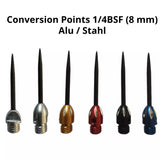 Conversion Points ALU 1/4 BSF (8 mm) großes Gewinde