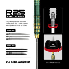 Mission Devon Petersen R2.5 Steeldarts