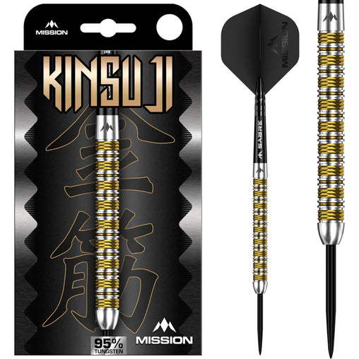 Mission Kinsuji 95% Tungsten Steeldarts 22g, 24g, 26g