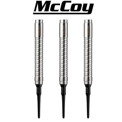 McCoy Max - 90% Tungsten Soft Dart Barrels - Silver